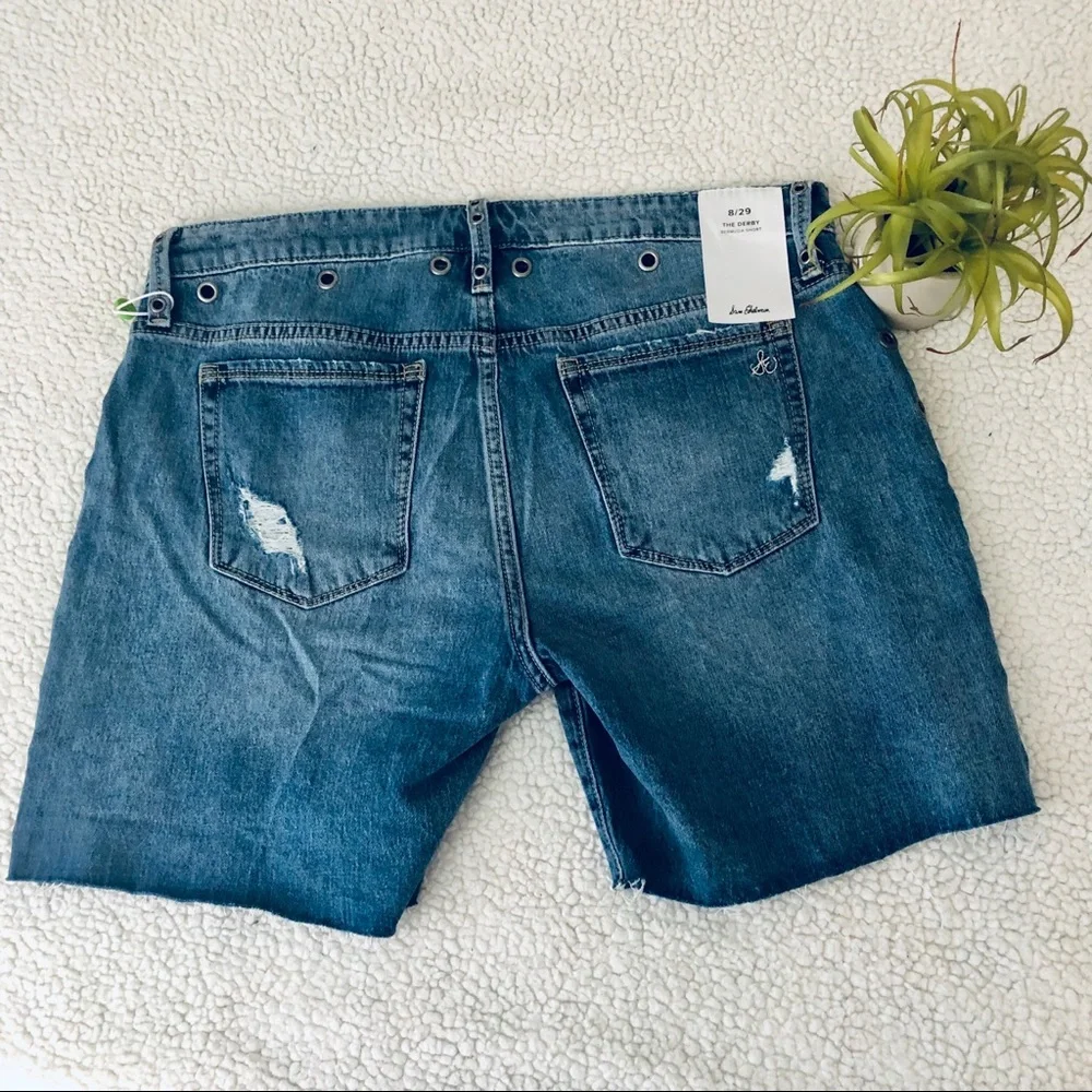 NWT Sam Edelman The Derby Grommet Bermuda Shorts